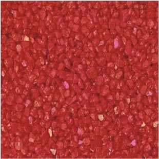 红色水晶沙